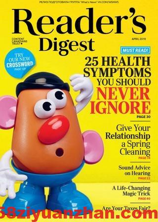 美国读者文摘 Reader's Digest 2016全年 英文原版 PDF 美国读者文摘 Reader's Digest 2016全年 英文原版 PDF