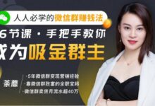 人人必学的微信群赚钱法,手把手教你成为吸金群主