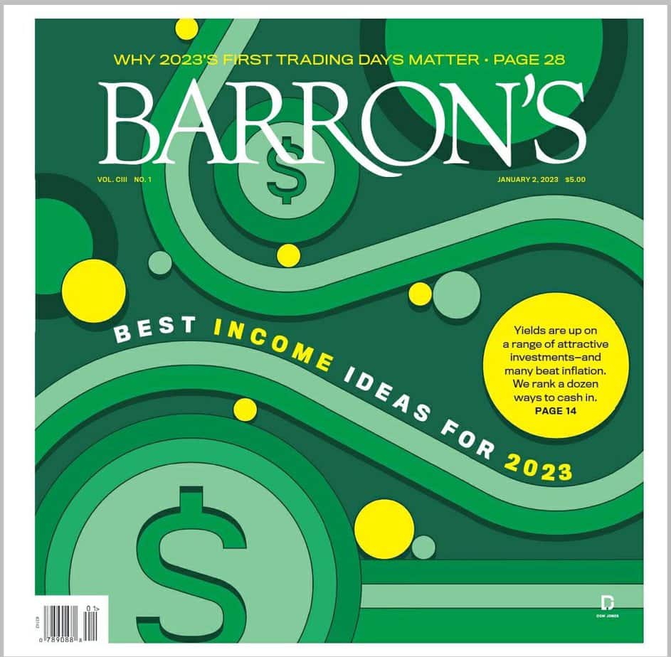 巴伦周刊/道琼斯商业与金融周报 Barron's -2023-01-02 pdf