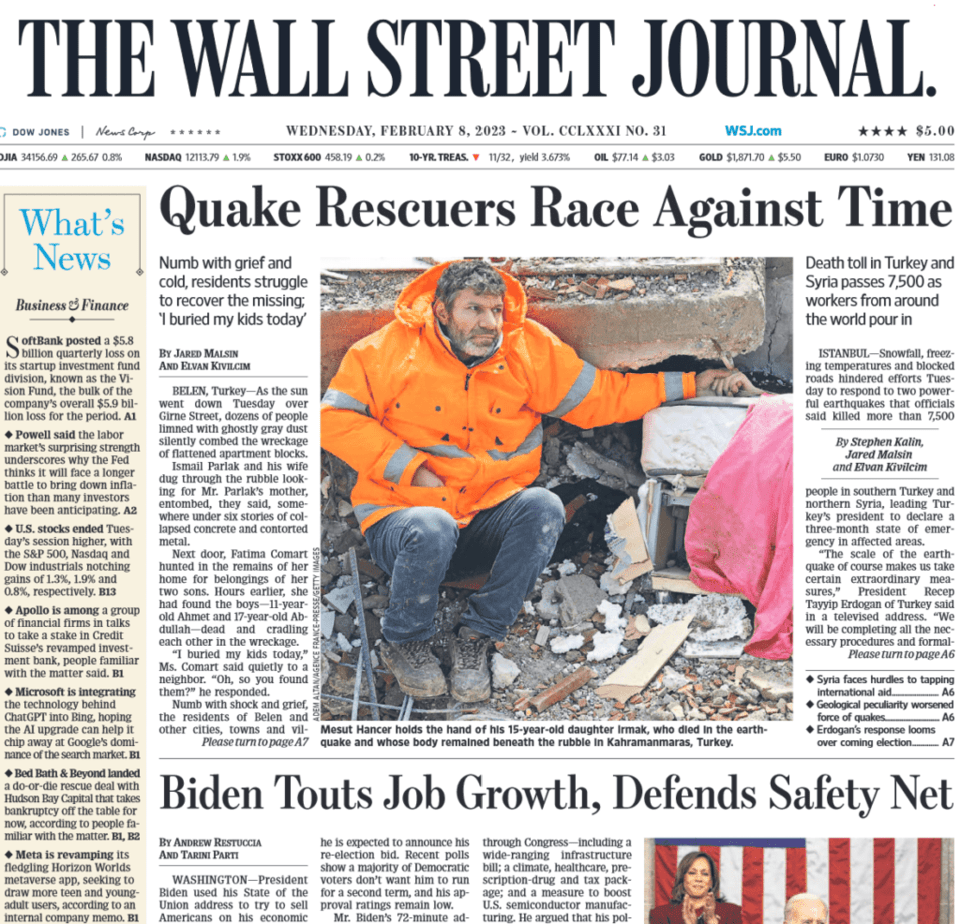 华尔街日报-2023-02-08 The Wall Street Journal PDF
