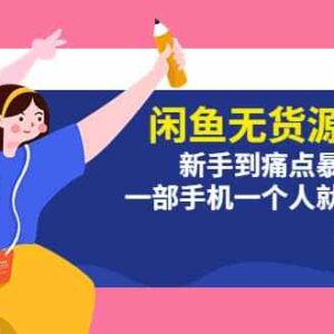 闲鱼无货源卖货-新手到痛点暴利出单