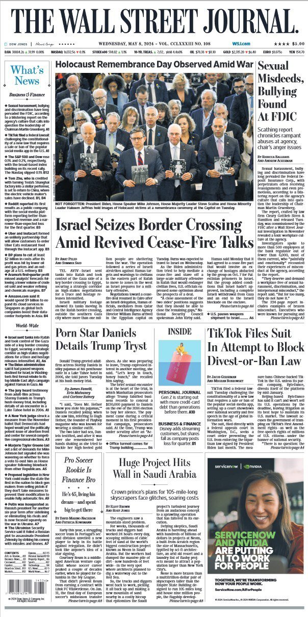 华尔街日报-2024-05-08 The WSJ