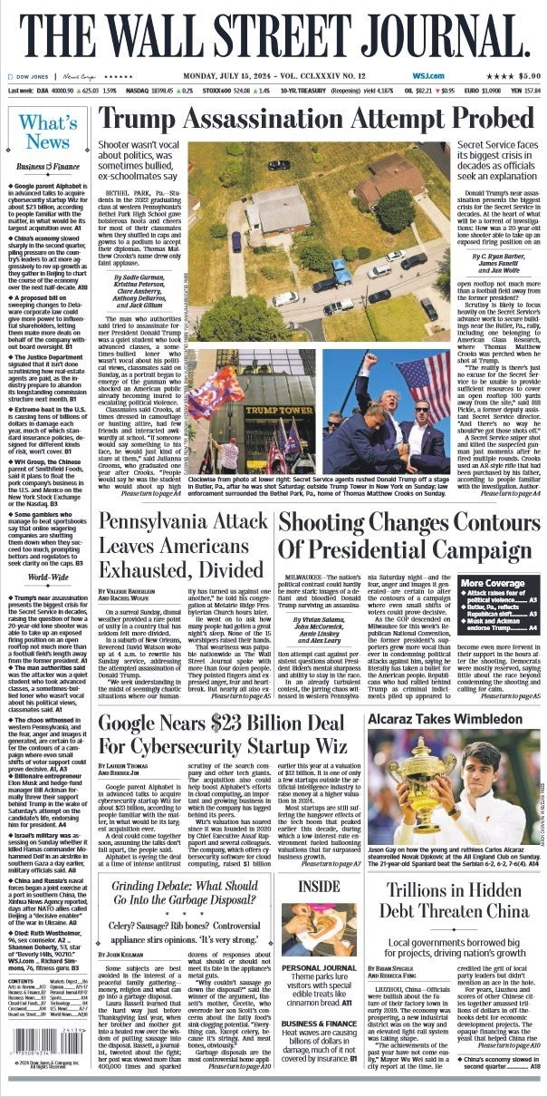 华尔街日报-2024-07-15 The WSJ