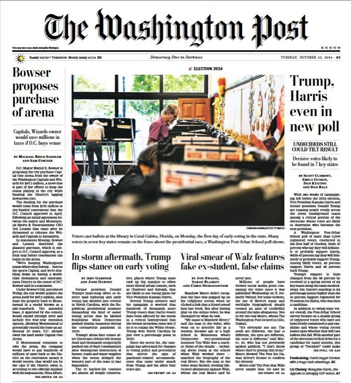 华盛顿邮报 2024-10-22 The Washington Post