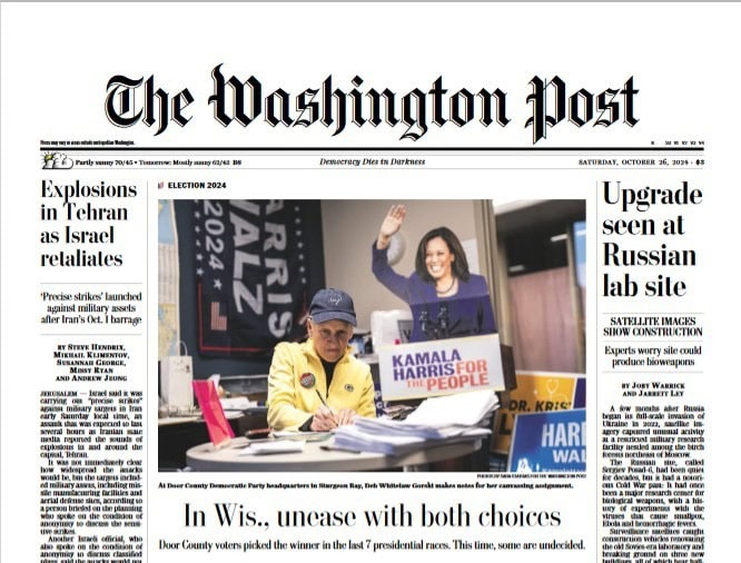 华盛顿邮报 2024-10-26 The Washington Post