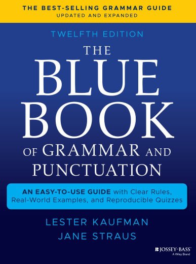 the bluebook of grammar and punctuation 蓝皮书