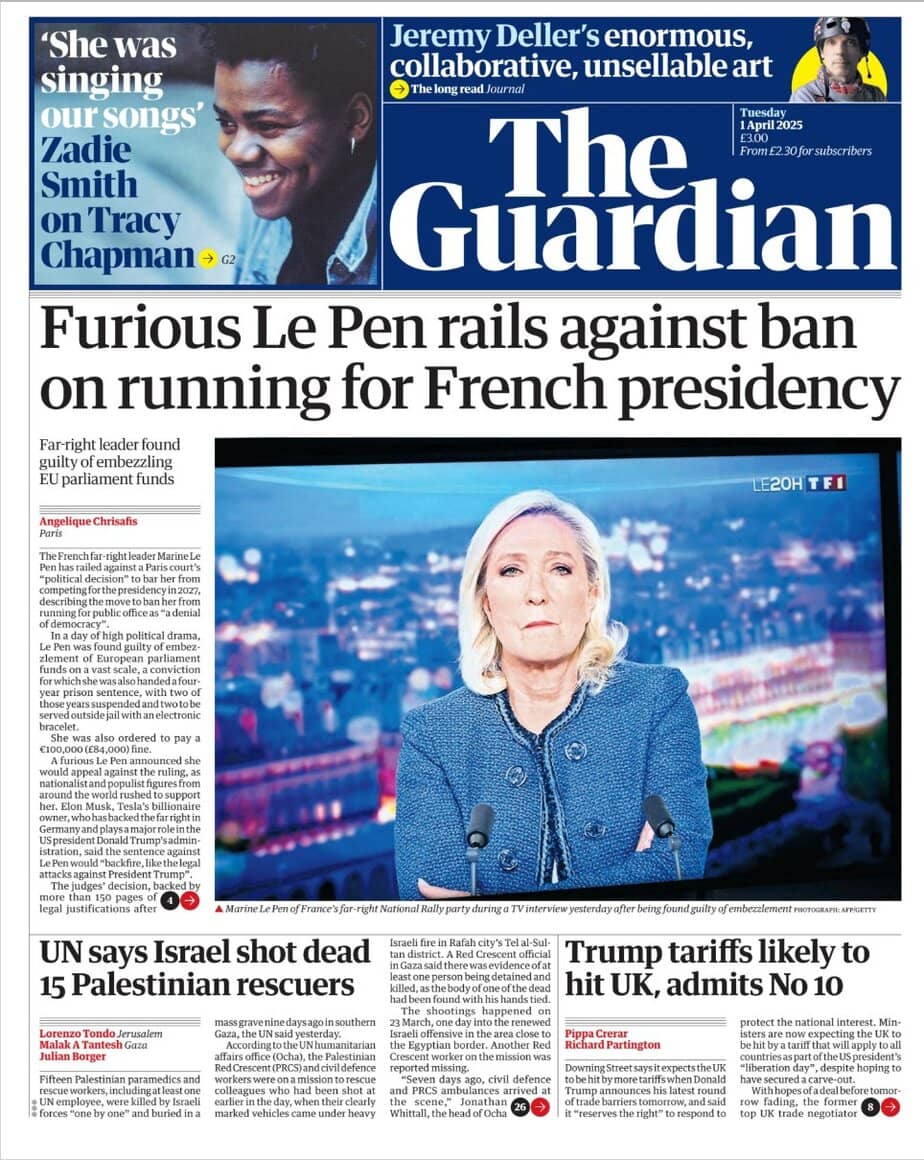 卫报 2025-04-01 The Guardian 最新pdf下载