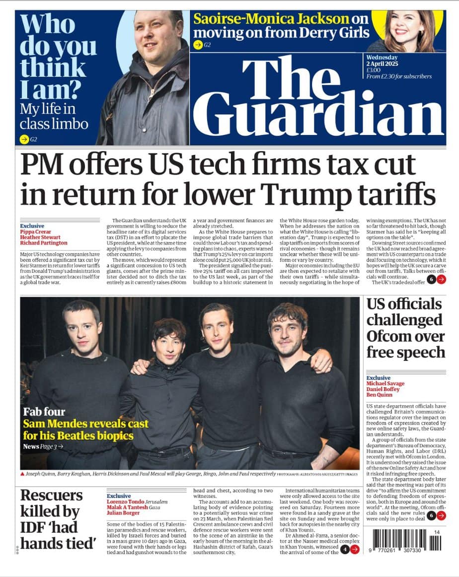 卫报 2025-04-02 The Guardian 最新pdf下载