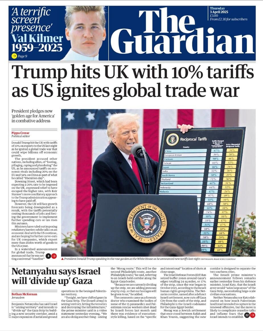 卫报 2025-04-03 The Guardian 最新pdf下载