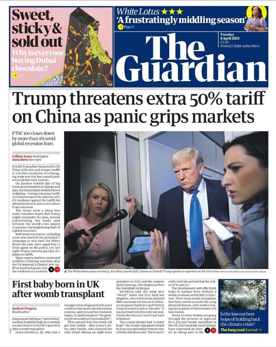 卫报 2025-04-08 The Guardian 最新pdf下载