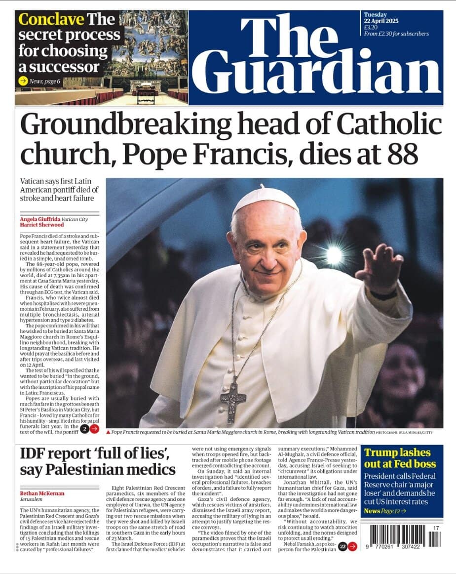 卫报 2025-04-22 The Guardian 最新pdf下载