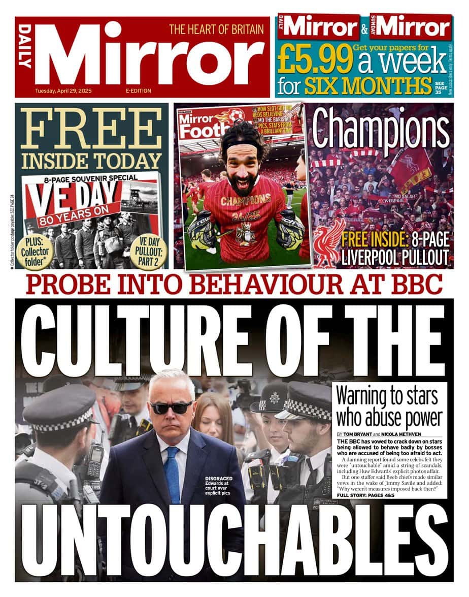 Daily Mirror 2025-04-29 每日镜报pdf下载
