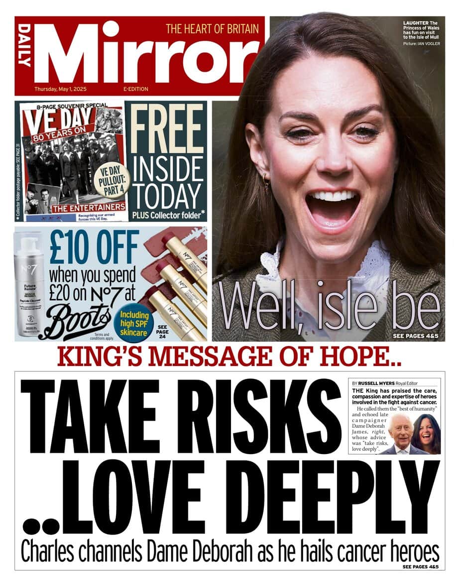Daily Mirror 2025-05-01 每日镜报pdf下载