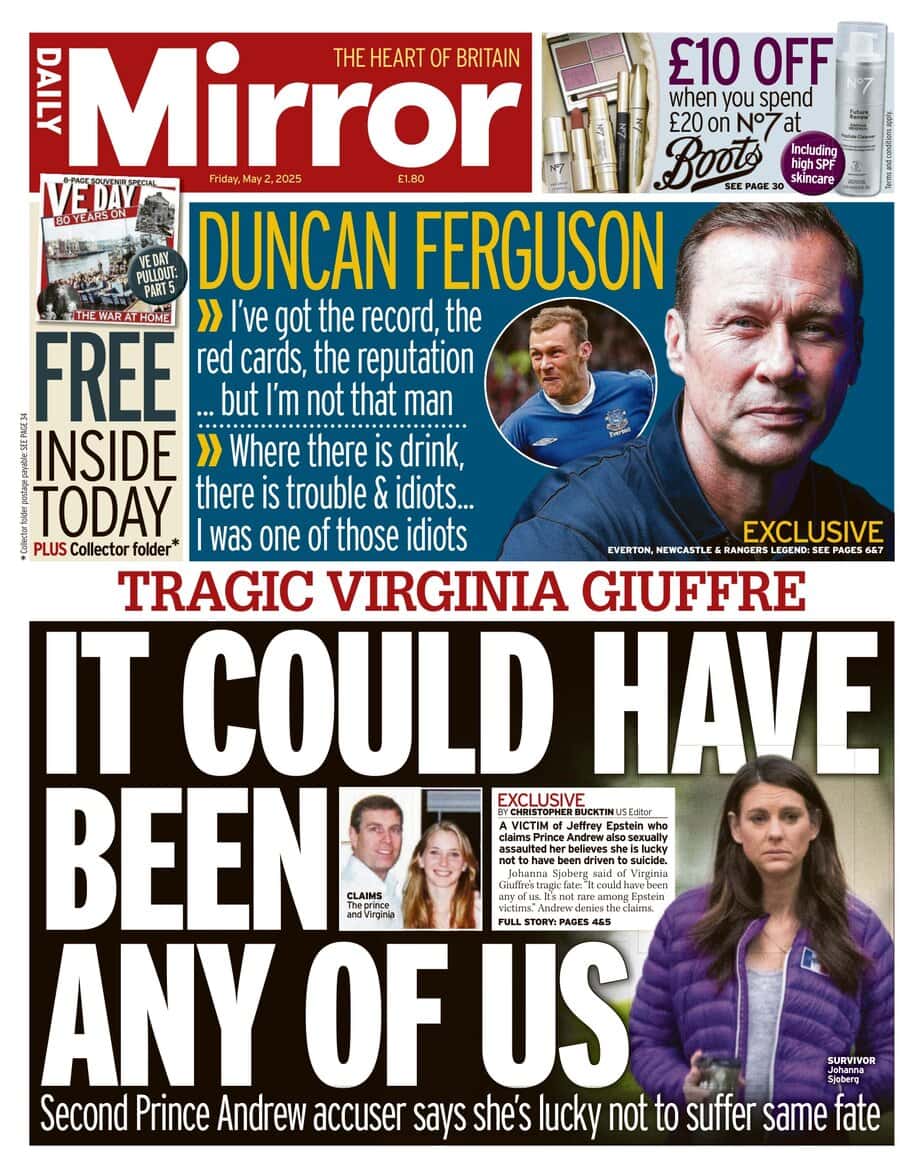 Daily Mirror 2025-05-02 每日镜报pdf下载