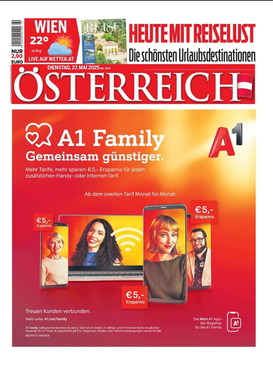 Österreich 2025-05-27 德语奥地利报 Österreich 2025-05-27 德语奥地利报