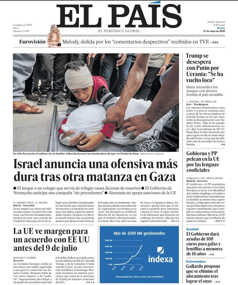 El Pais 2025-05-27 西班牙语报刊西班牙国家报 El Pais 2025-05-27 西班牙语报刊西班牙国家报