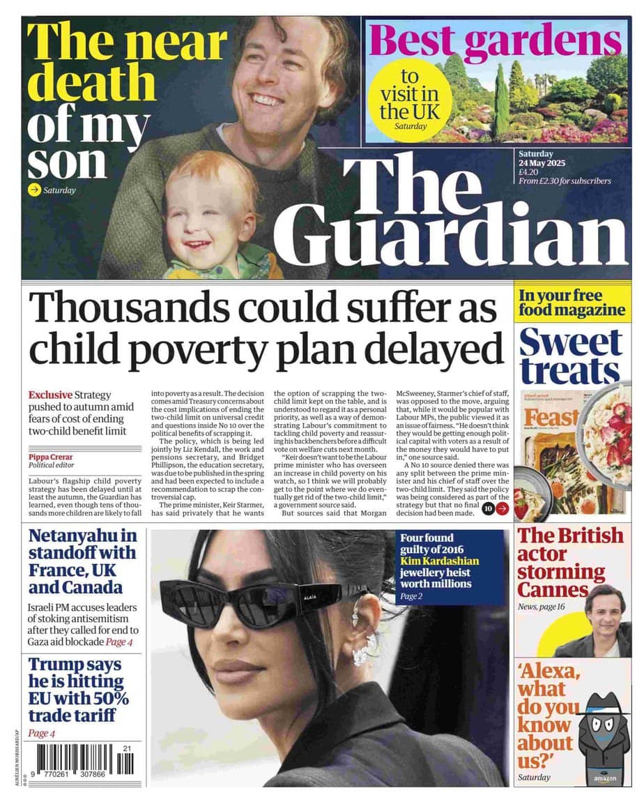 卫报 2025-05-24 The Guardian pdf下载 卫报 2025-05-24 The Guardian pdf下载