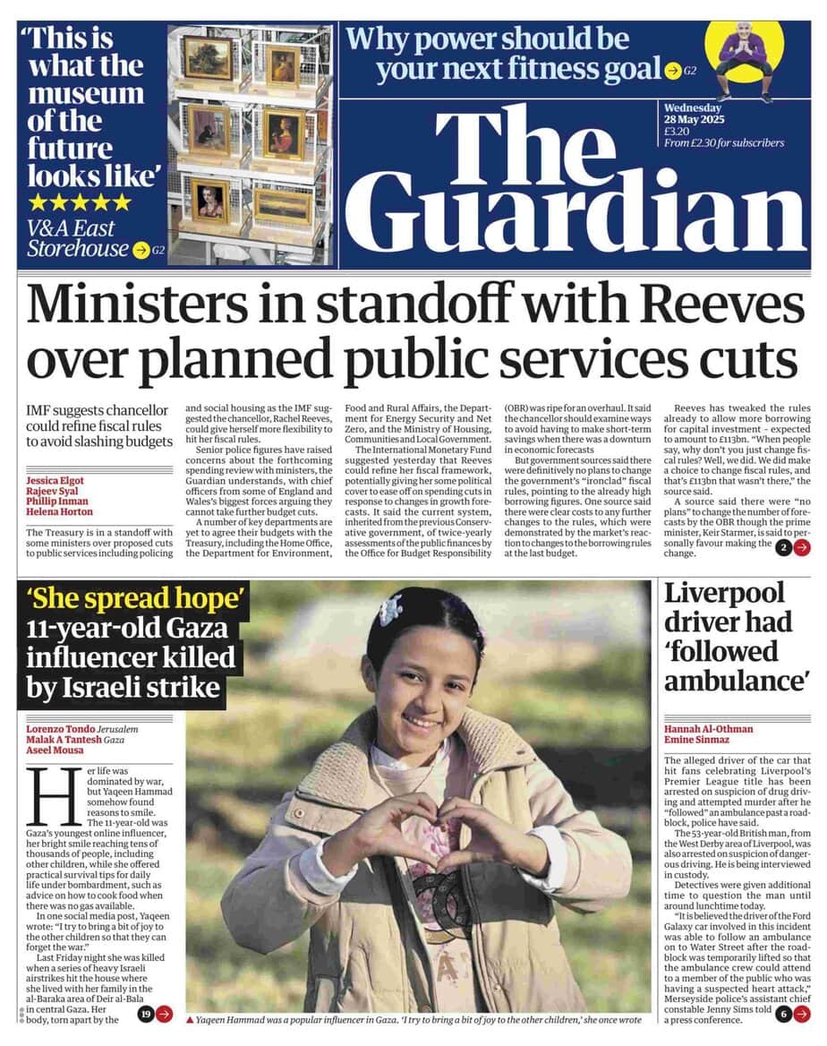 卫报 2025-05-28 The Guardian pdf下载 卫报 2025-05-28 The Guardian pdf下载