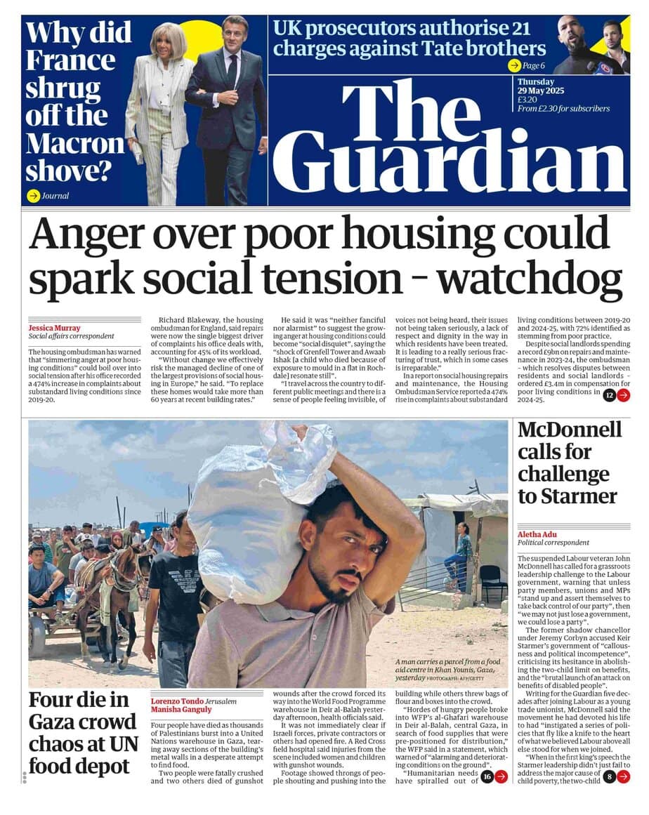 卫报 2025-05-29 The Guardian pdf下载 卫报 2025-05-29 The Guardian pdf下载