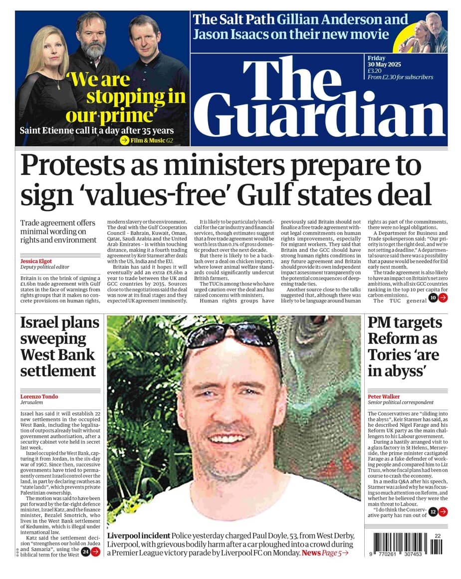 卫报 2025-05-30 The Guardian pdf下载 卫报 2025-05-30 The Guardian pdf下载