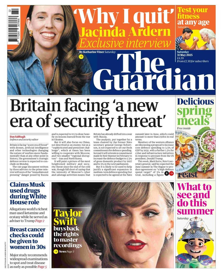 卫报 2025-05-31 The Guardian pdf下载 卫报 2025-05-31 The Guardian pdf下载