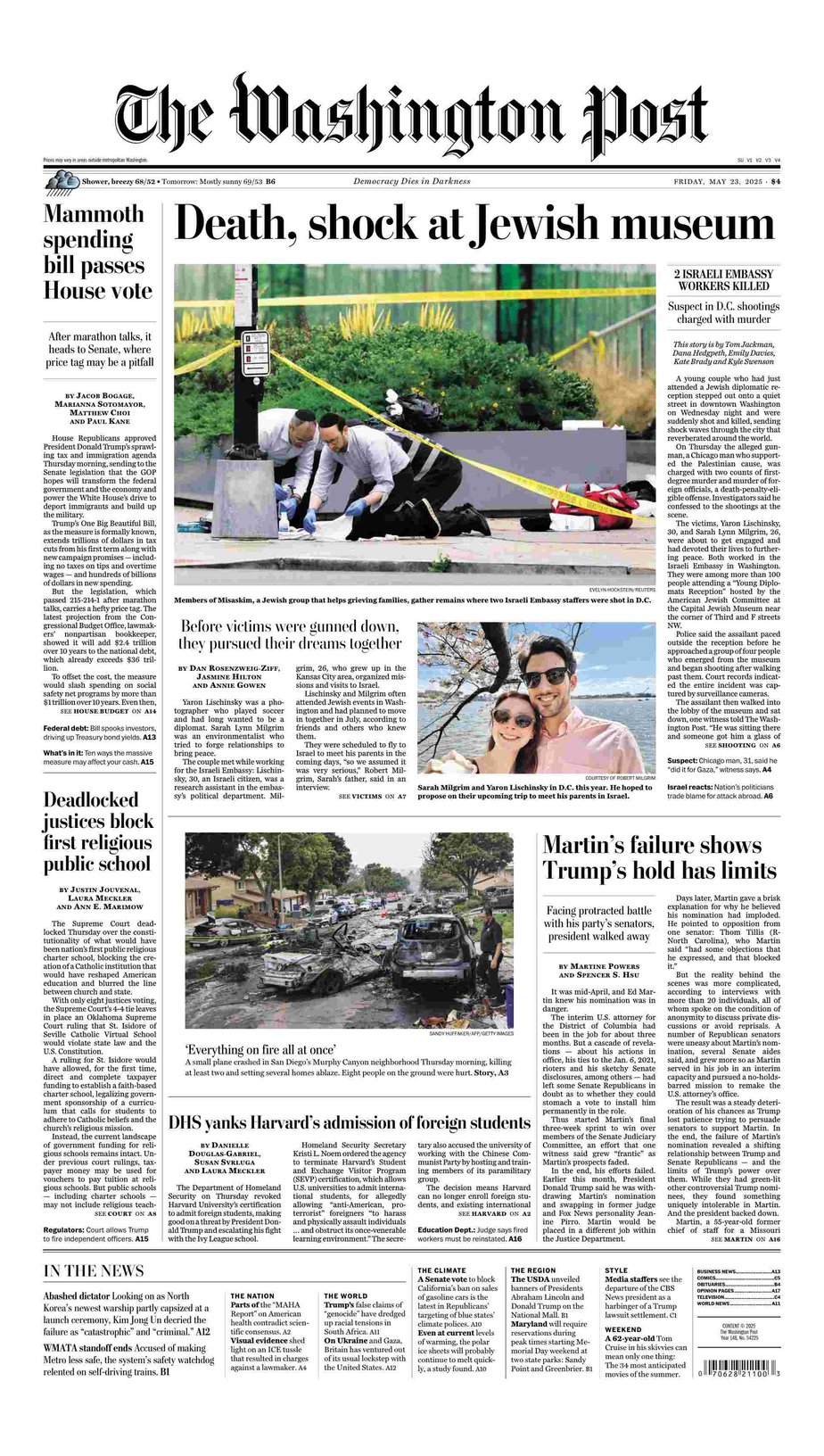 华盛顿邮报 2025-05-23 The Washington Post 电子版pdf