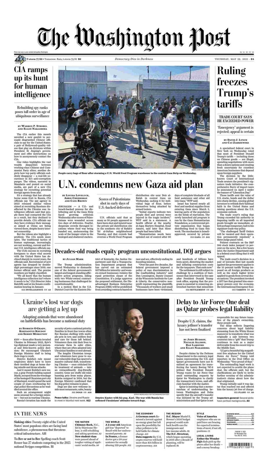 华盛顿邮报 2025-05-29 The Washington Post 电子版pdf 华盛顿邮报 2025-05-29 The Washington Post 电子版pdf