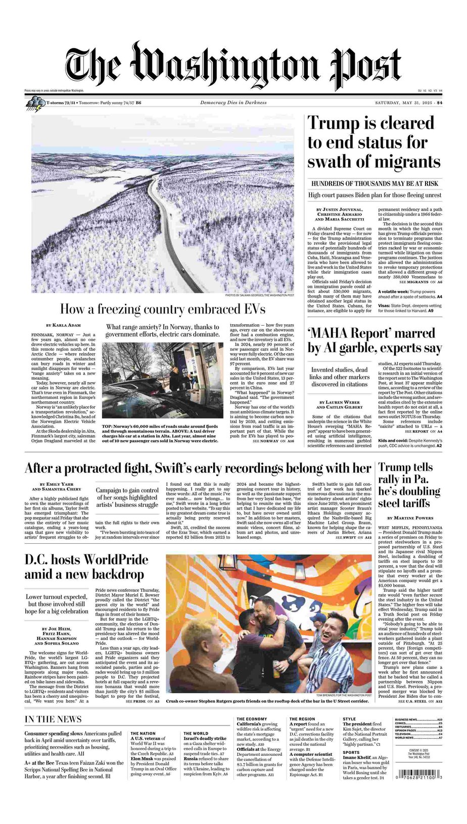 华盛顿邮报 2025-05-31 The Washington Post 电子版pdf