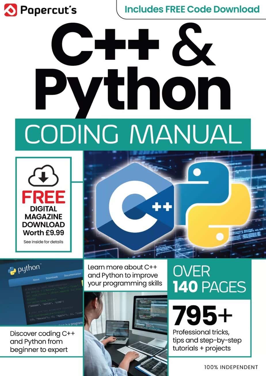 The Complete C++ & Python Coding Manual-2025-22 编程杂志 The Complete C++ & Python Coding Manual-2025-22 编程杂志