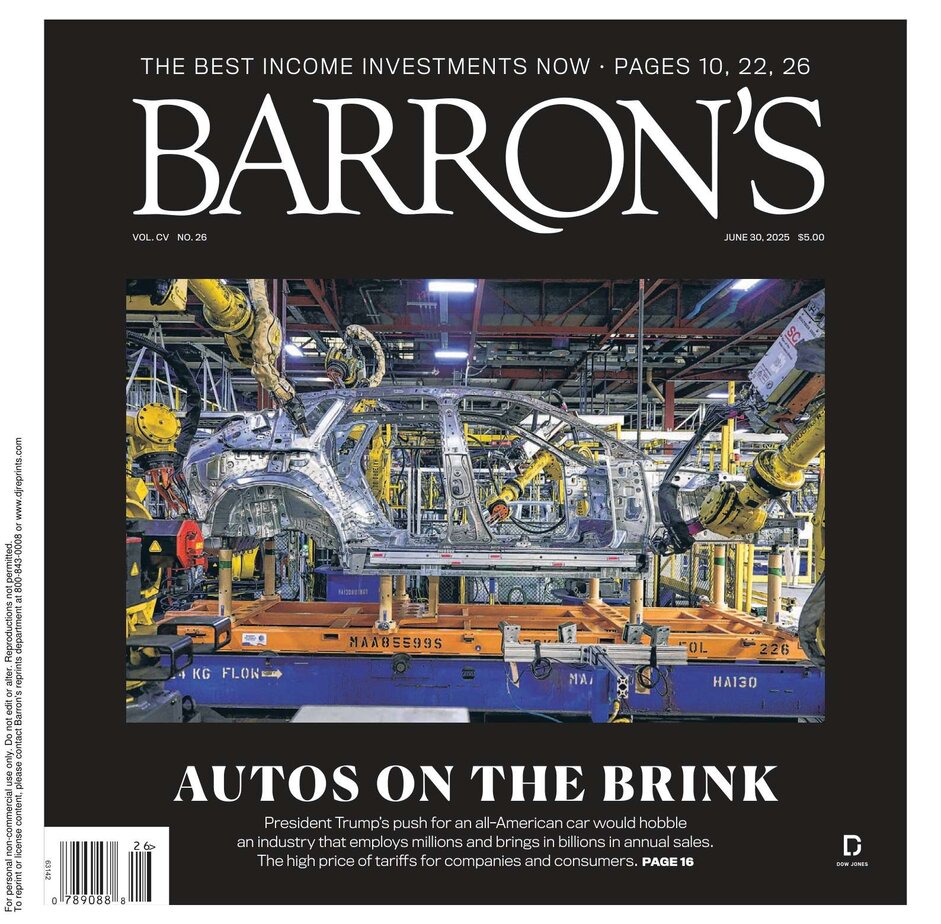 巴伦周刊 下载 2025-06-30 Barron's 巴伦周刊 下载 2025-06-30 Barron's