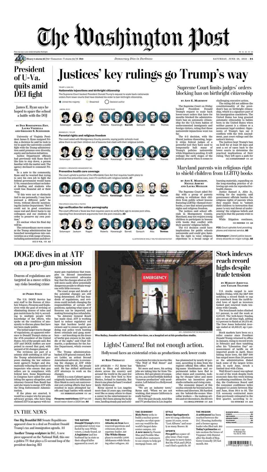 华盛顿邮报 下载 2025-06-28 The Washington Post 电子版pdf