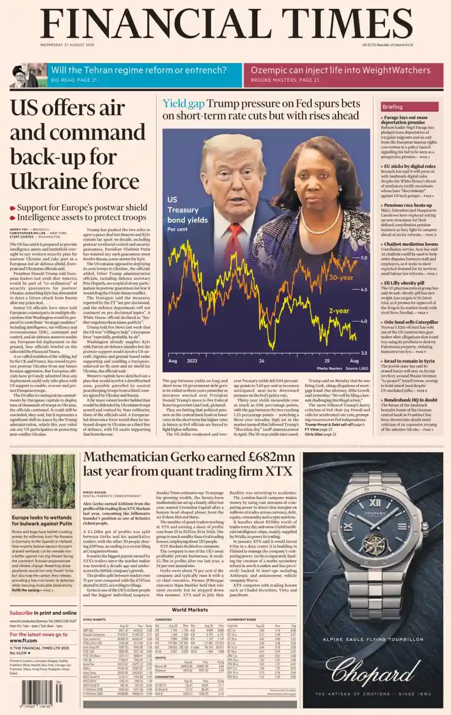 金融时报 2025-08-27 FT 电子版pdf外刊下载 金融时报 2025-08-27 FT 电子版pdf外刊下载