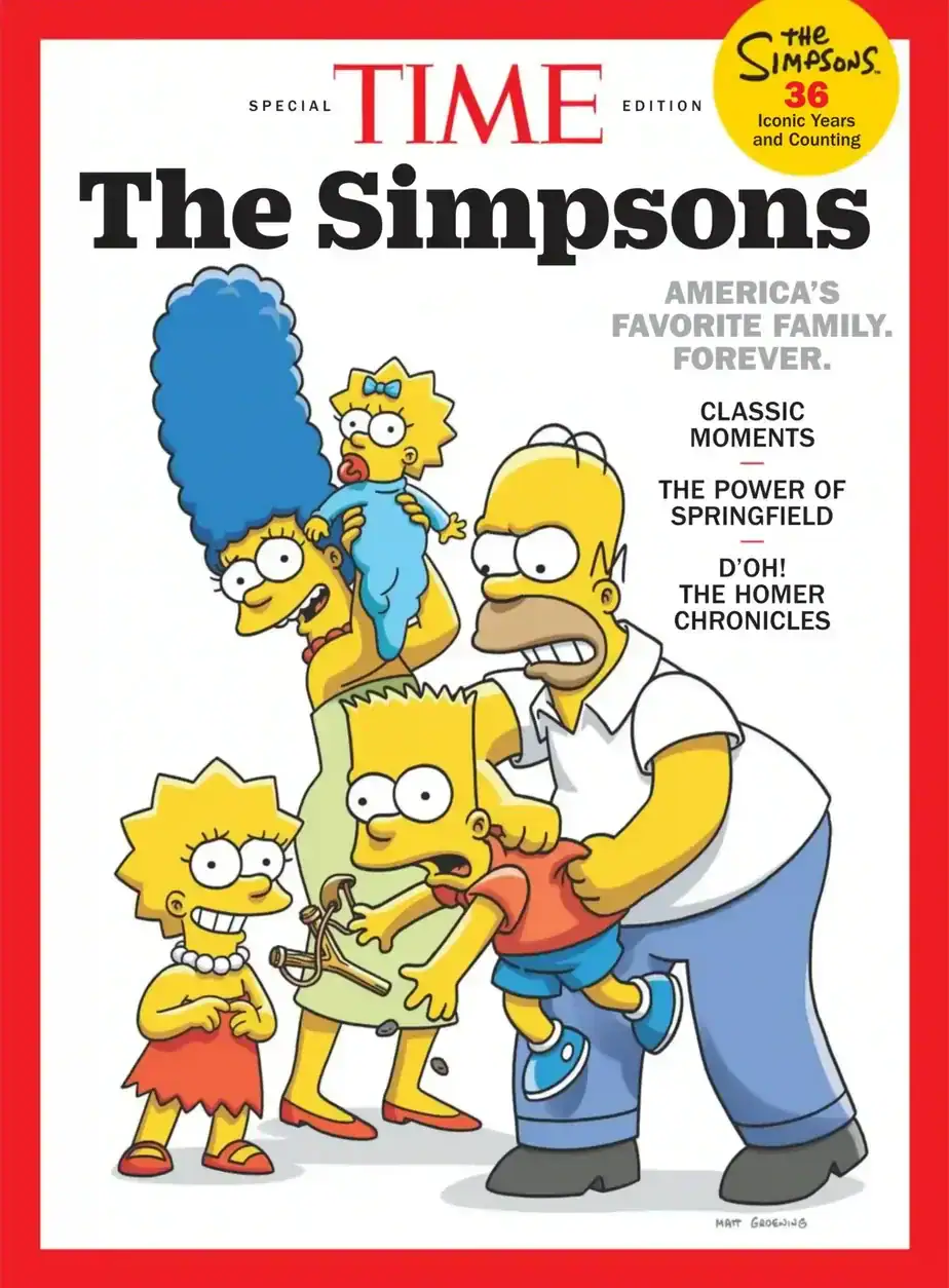 时代周刊 The Simpsons 2025 Time 高清外刊pdf 时代周刊 The Simpsons 2025 Time 高清外刊pdf