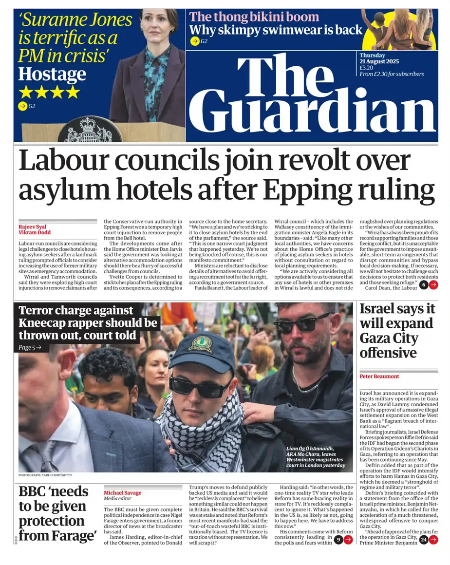 卫报 2025-08-21 The Guardian 高清 外刊 pdf 卫报 2025-08-21 The Guardian 高清 外刊 pdf