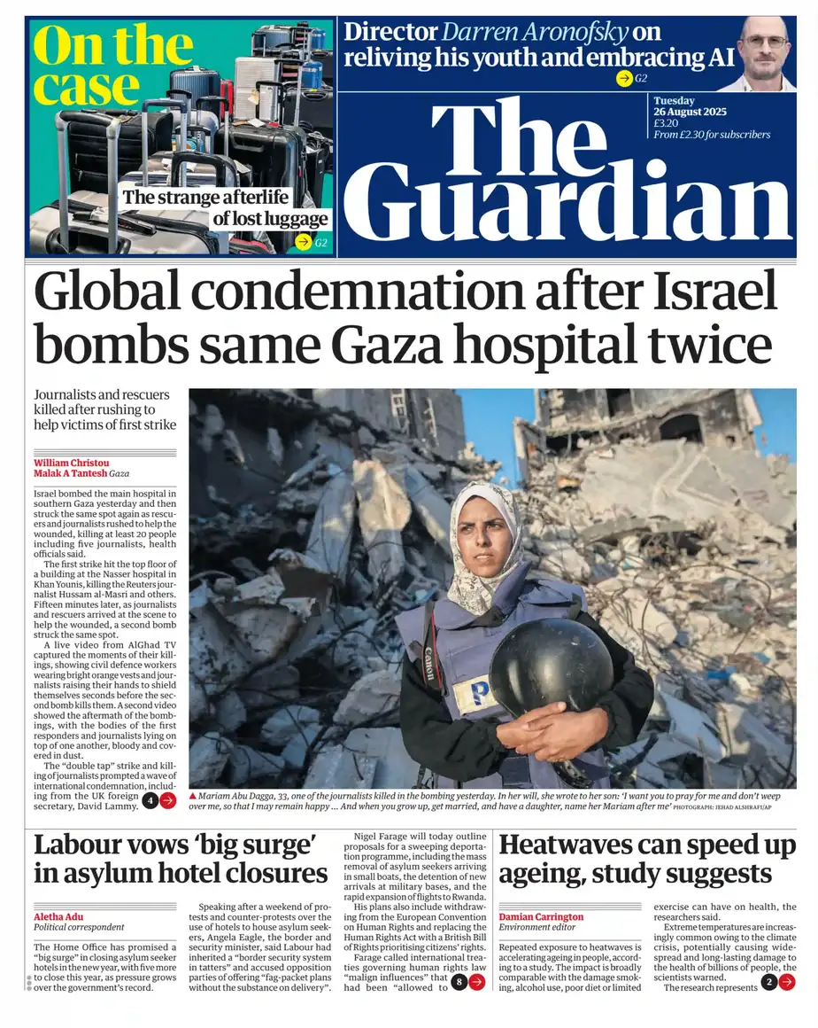 卫报 2025-08-26 The Guardian 高清 外刊 pdf 卫报 2025-08-26 The Guardian 高清 外刊 pdf