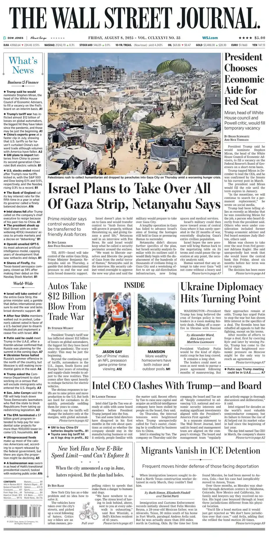 华尔街日报 2025-08-08 The Wall Street Journal 外刊高清pdf