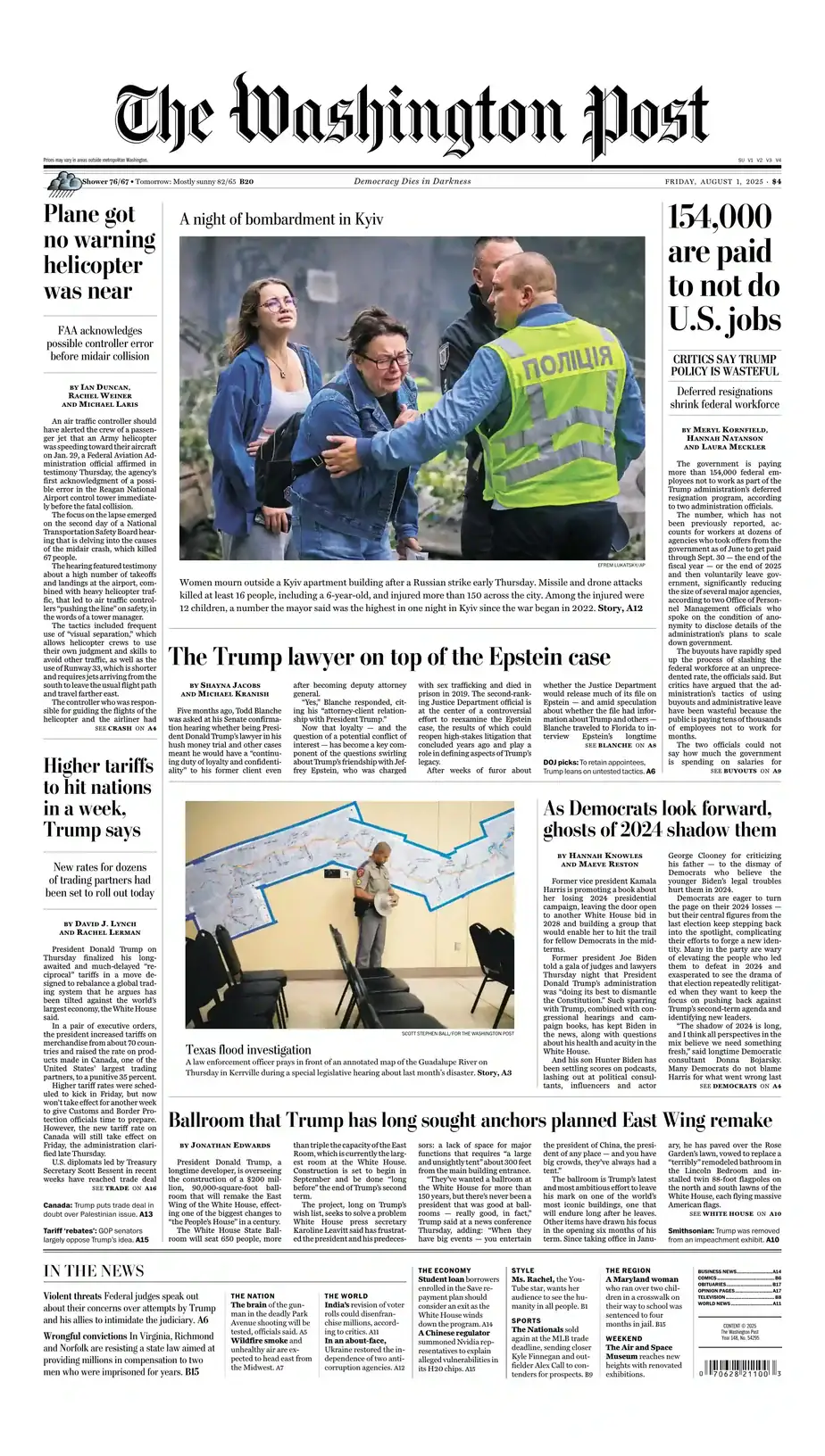 华盛顿邮报 2025-08-01 The Washington Post 电子版pdf