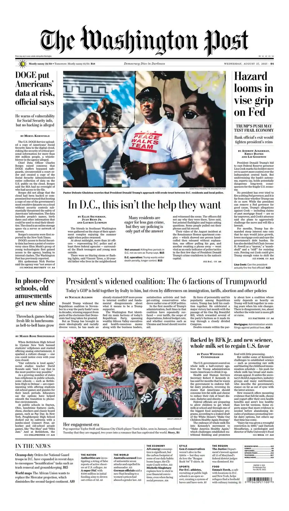 华盛顿邮报 2025-08-27 The Washington Post 外刊pdf