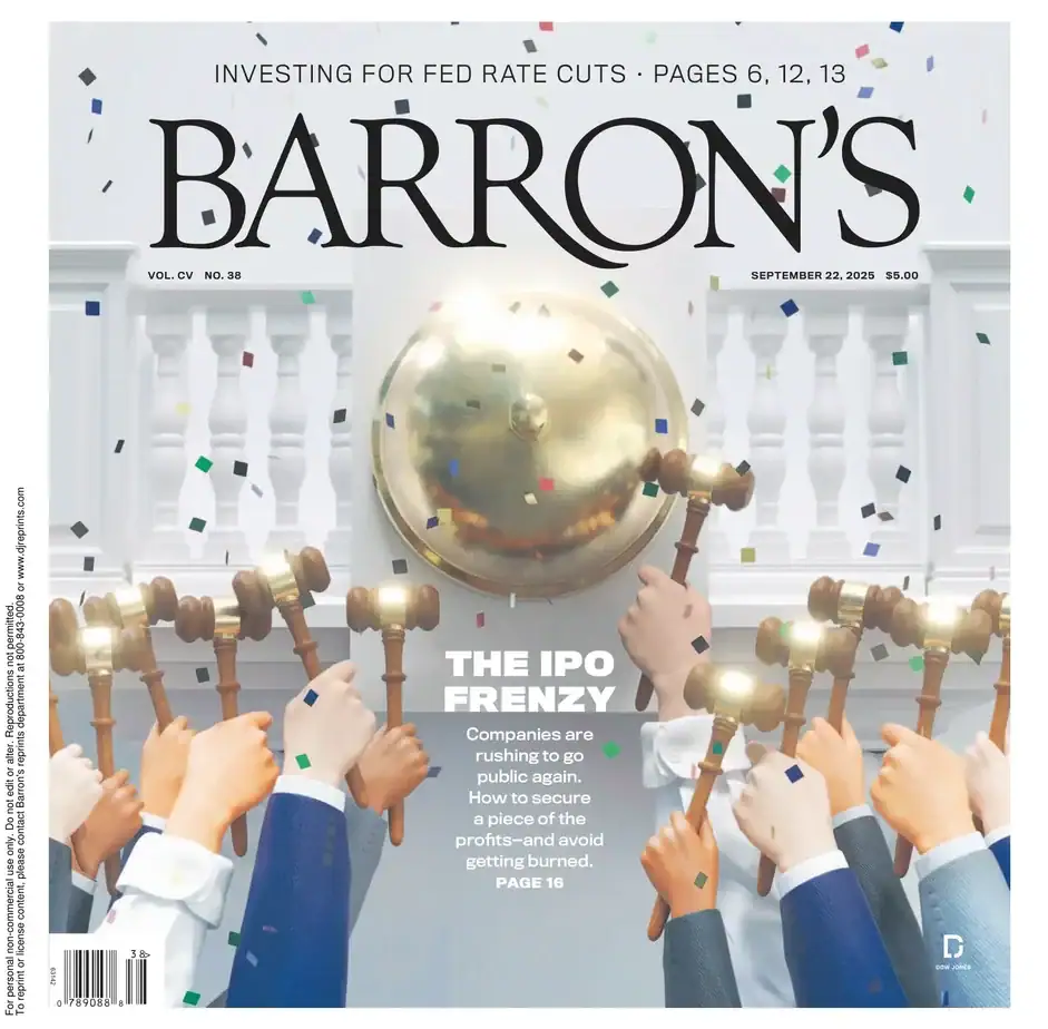 巴伦周刊 2025-09-22 Barron’s 外刊下载
