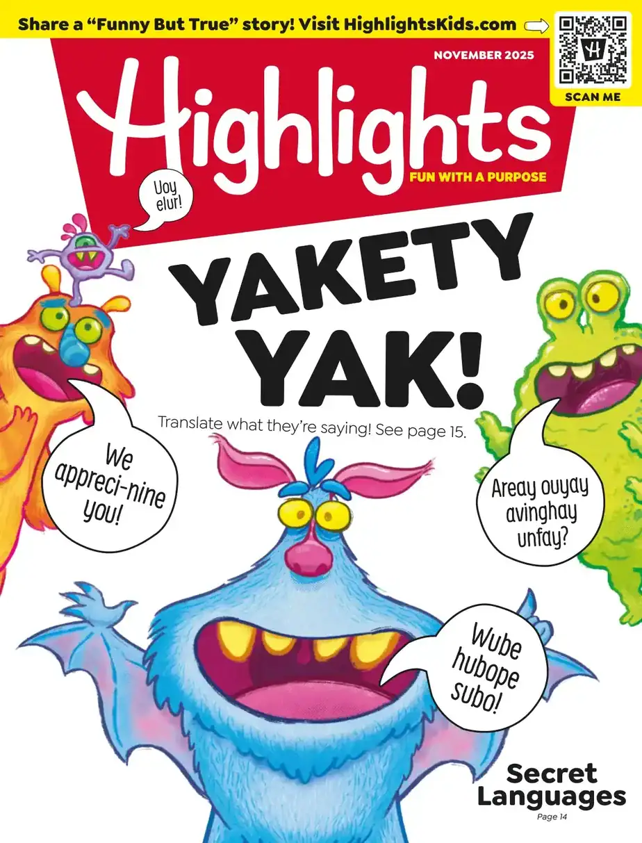 Highlights for Children 2025-11 儿童读物 pdf 外刊下载