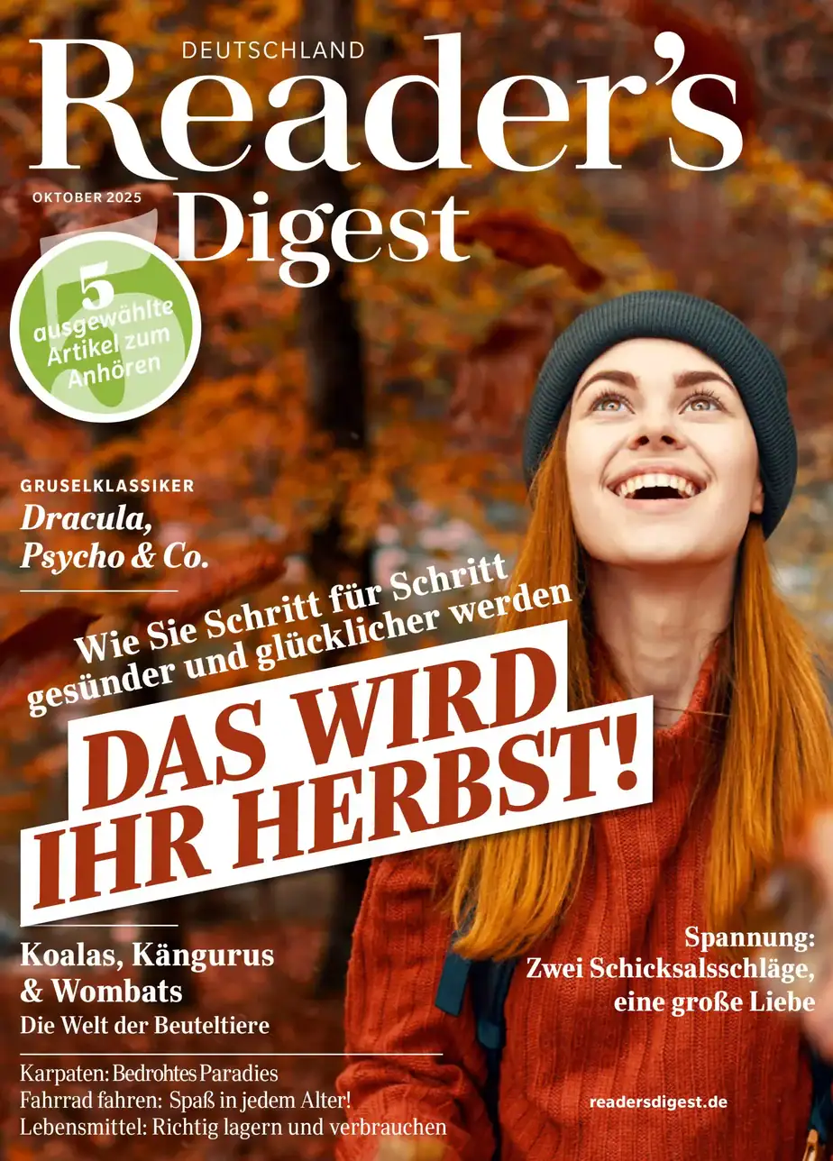 读者文摘-2025-10 Reader’s Digest 德语版 外刊下载