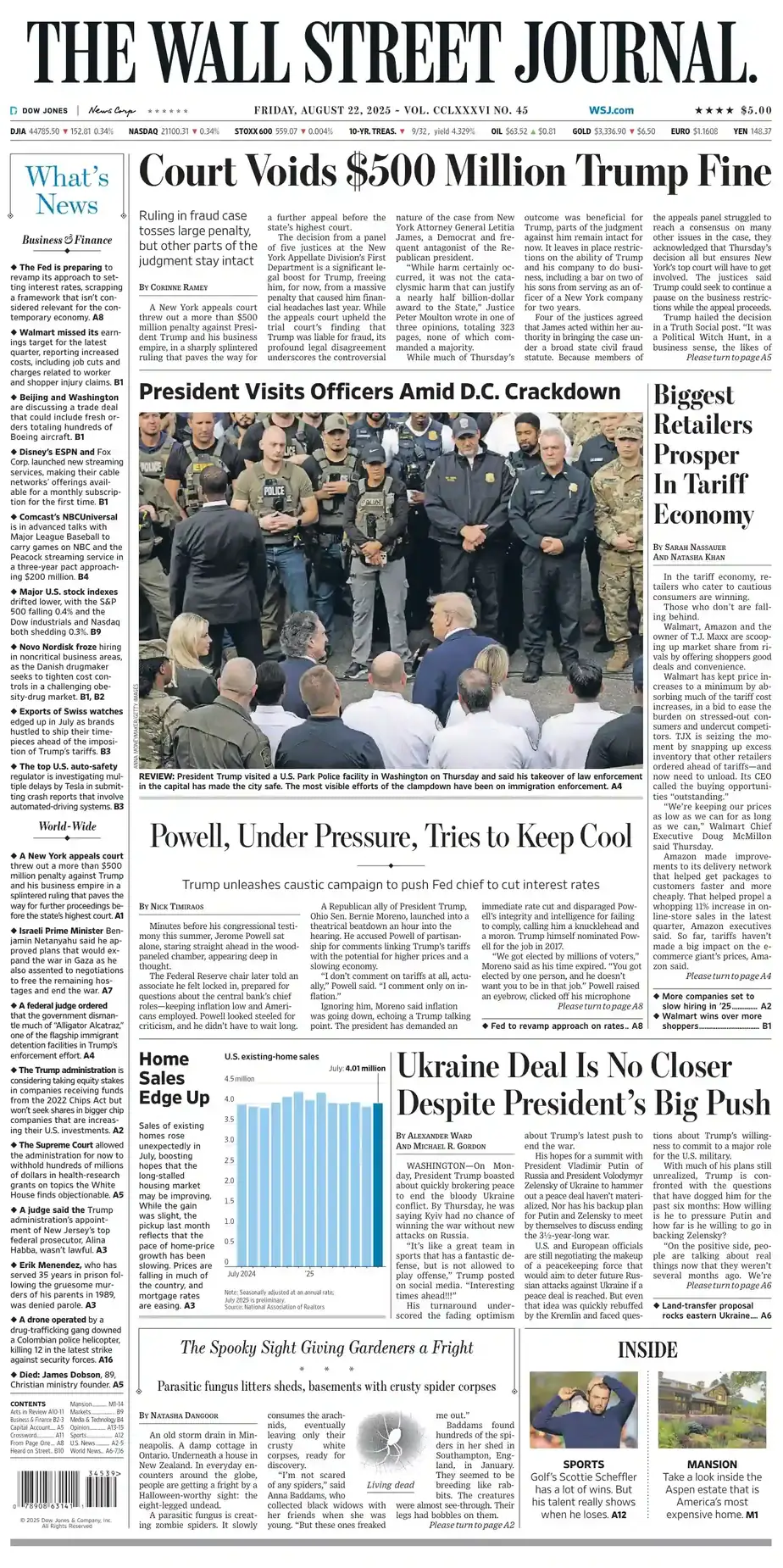 华尔街日报 2025-08-22 The Wall Street Journal 外刊高清pdf