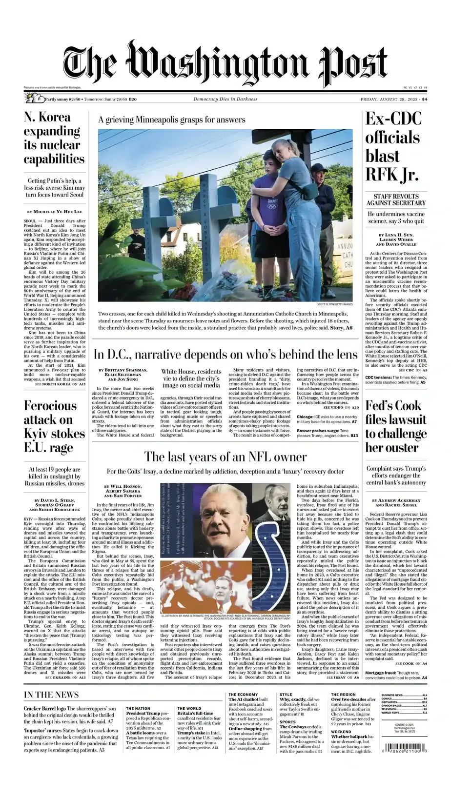 华盛顿邮报 2025-08-29 The Washington Post 外刊pdf