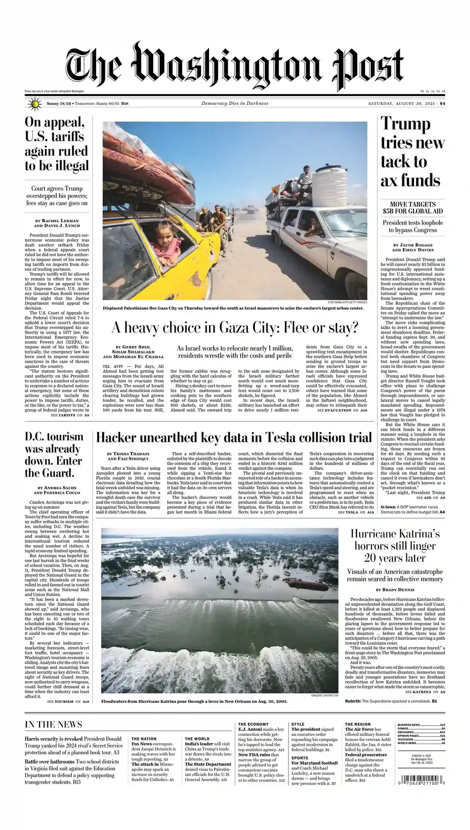 华盛顿邮报 2025-08-30 The Washington Post 外刊pdf
