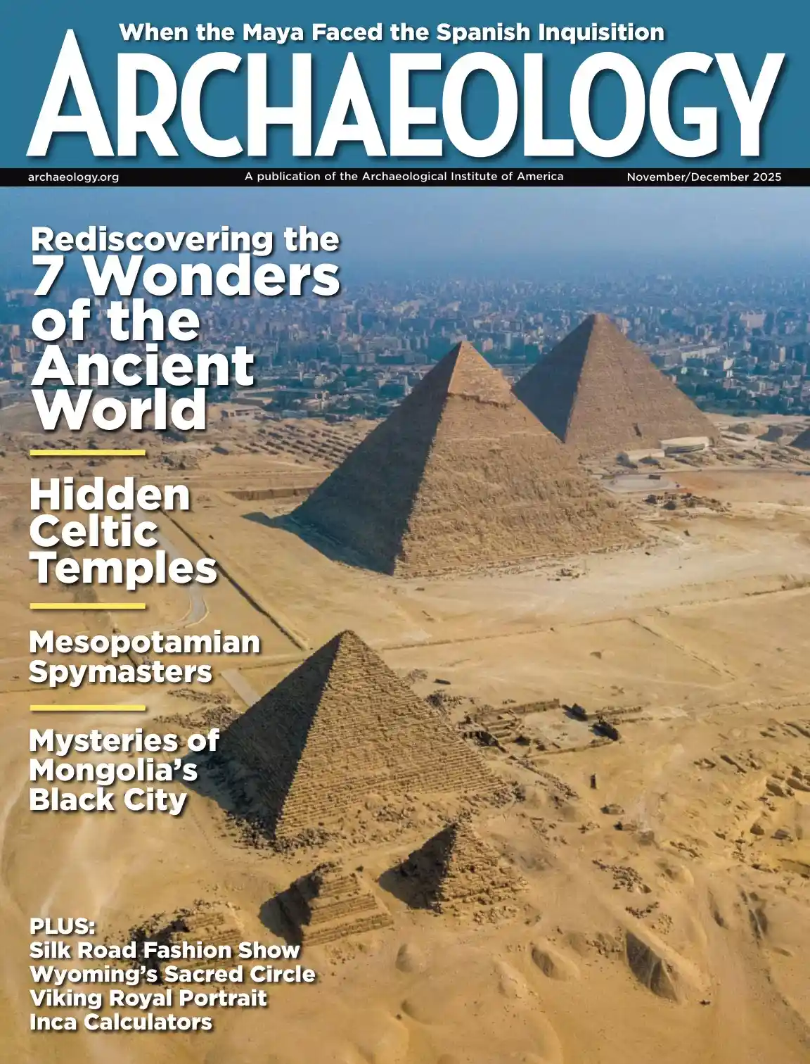 Archaeology 2025-11/12 考古学杂志 外刊下载 Archaeology 2025-11/12 考古学杂志 外刊下载