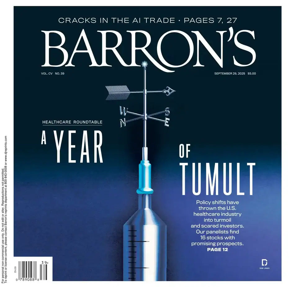 巴伦周刊 2025-09-29 Barron’s 外刊下载