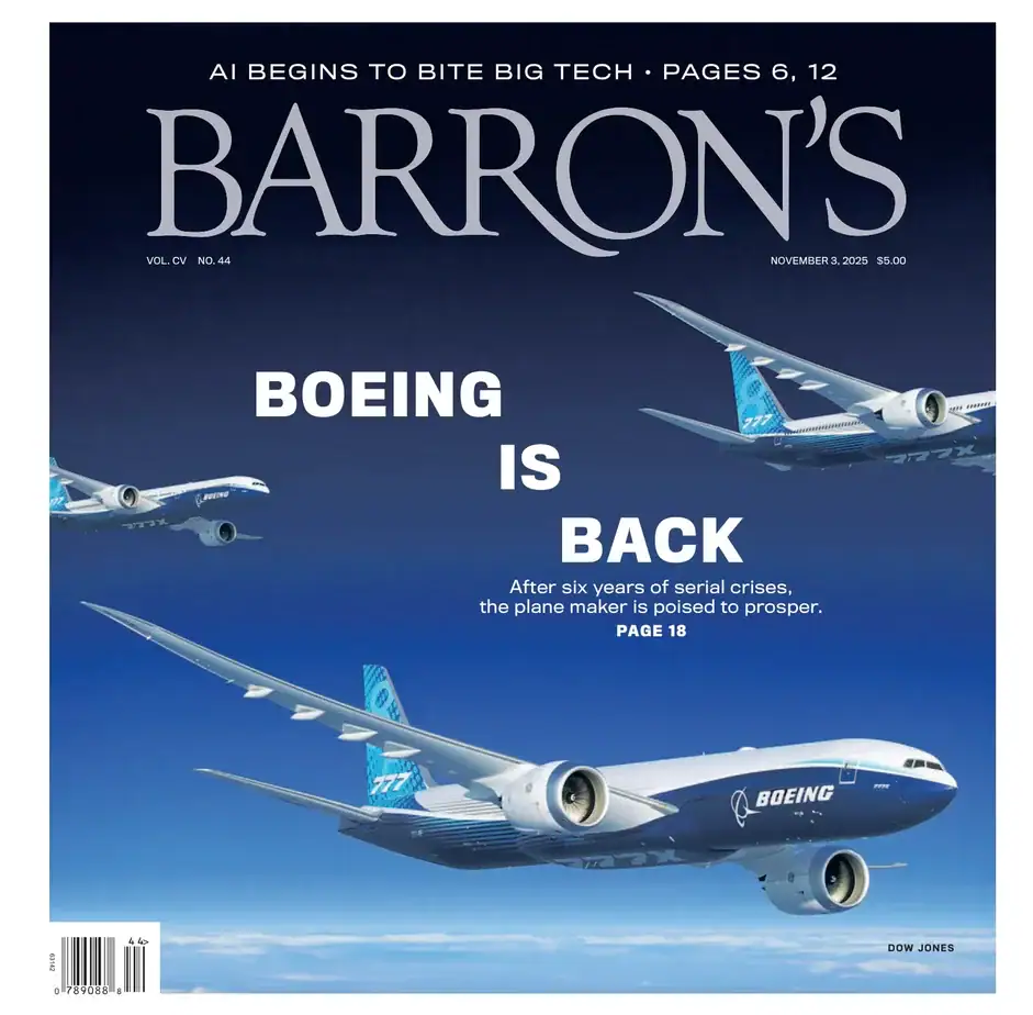 巴伦周刊 2025-11-03 Barron’s 外刊下载