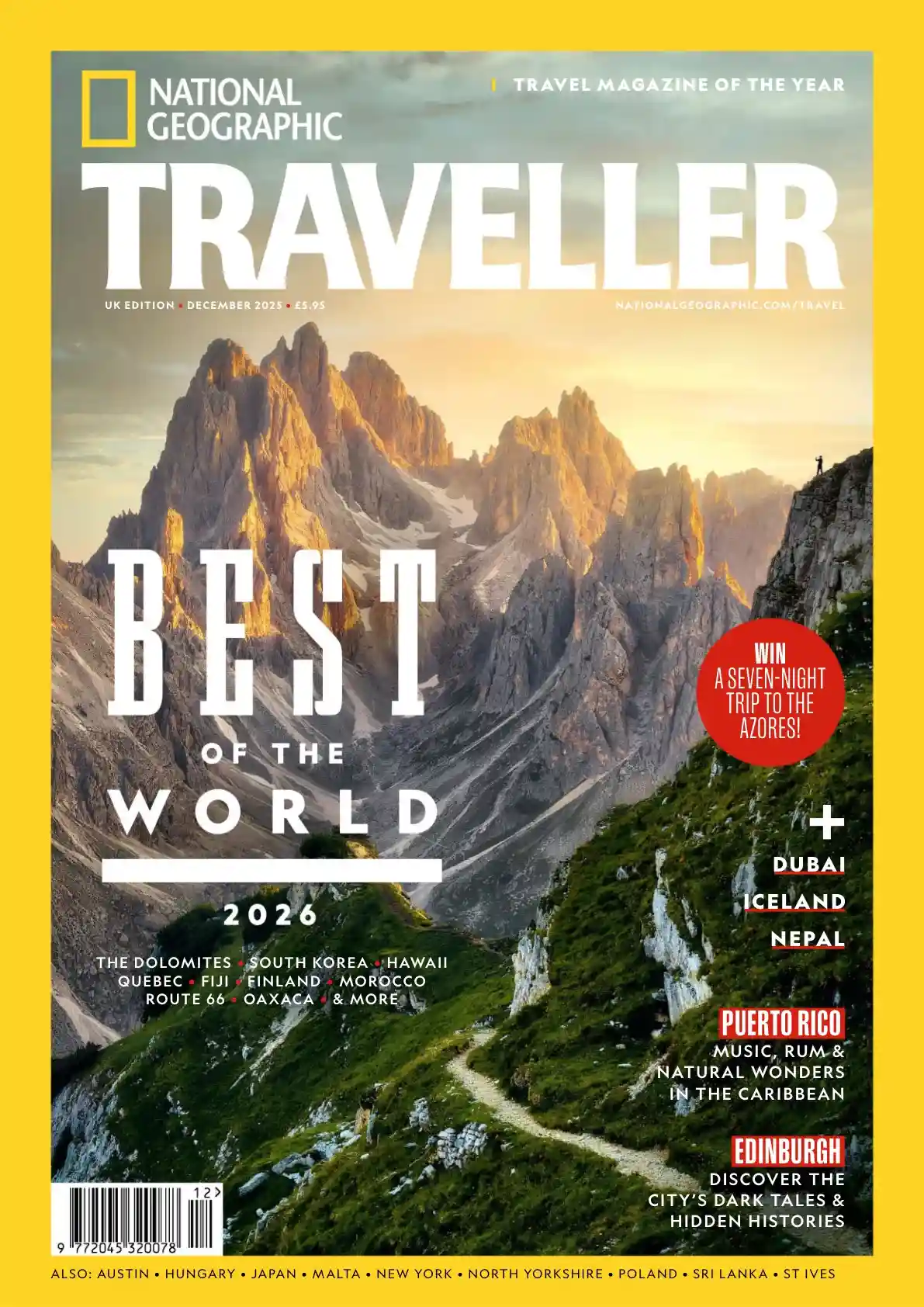 国家地理旅行者 2025-12 National Geographic Traveller UK