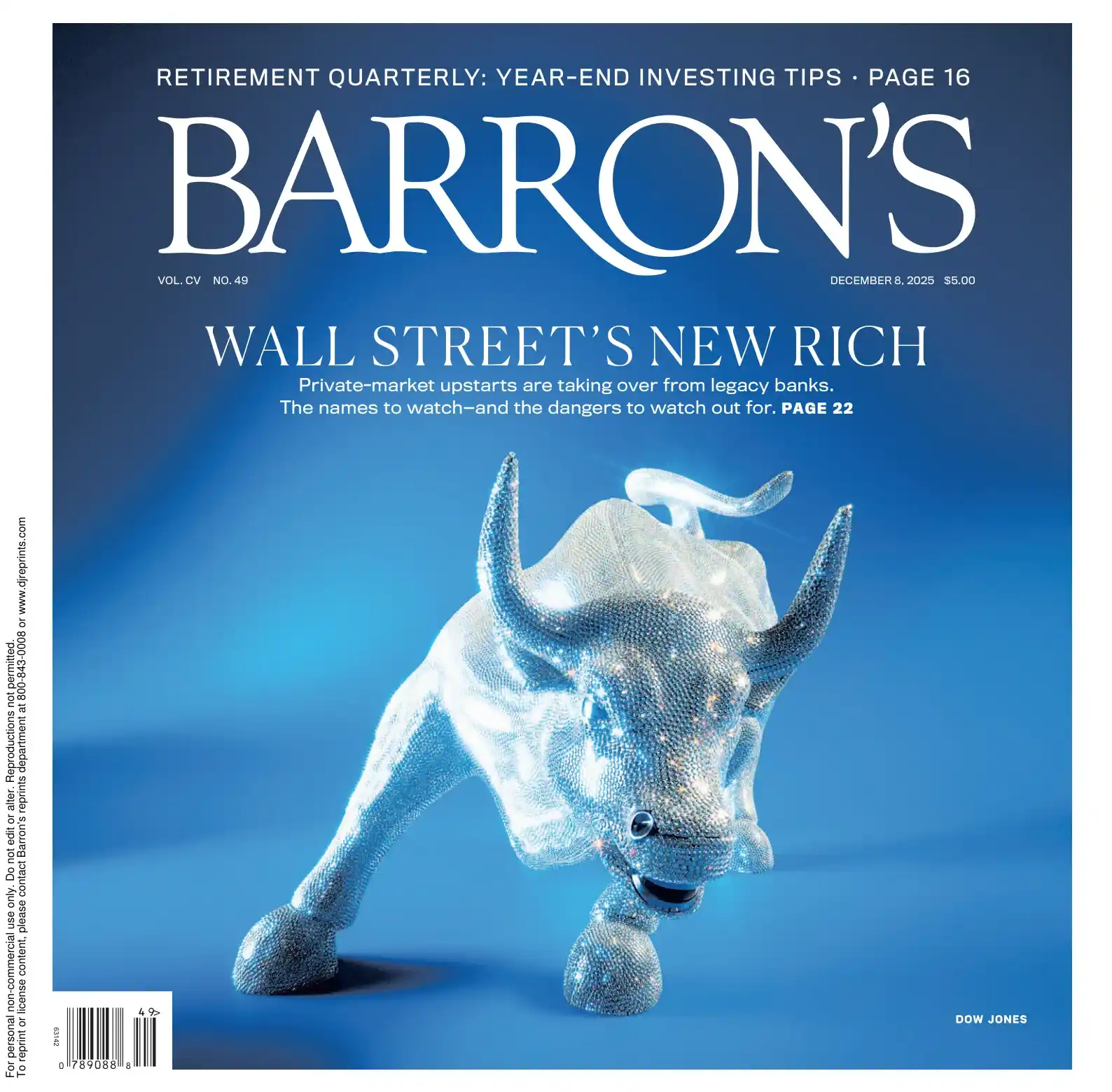 巴伦周刊 2025-12-08 Barron’s 外刊下载