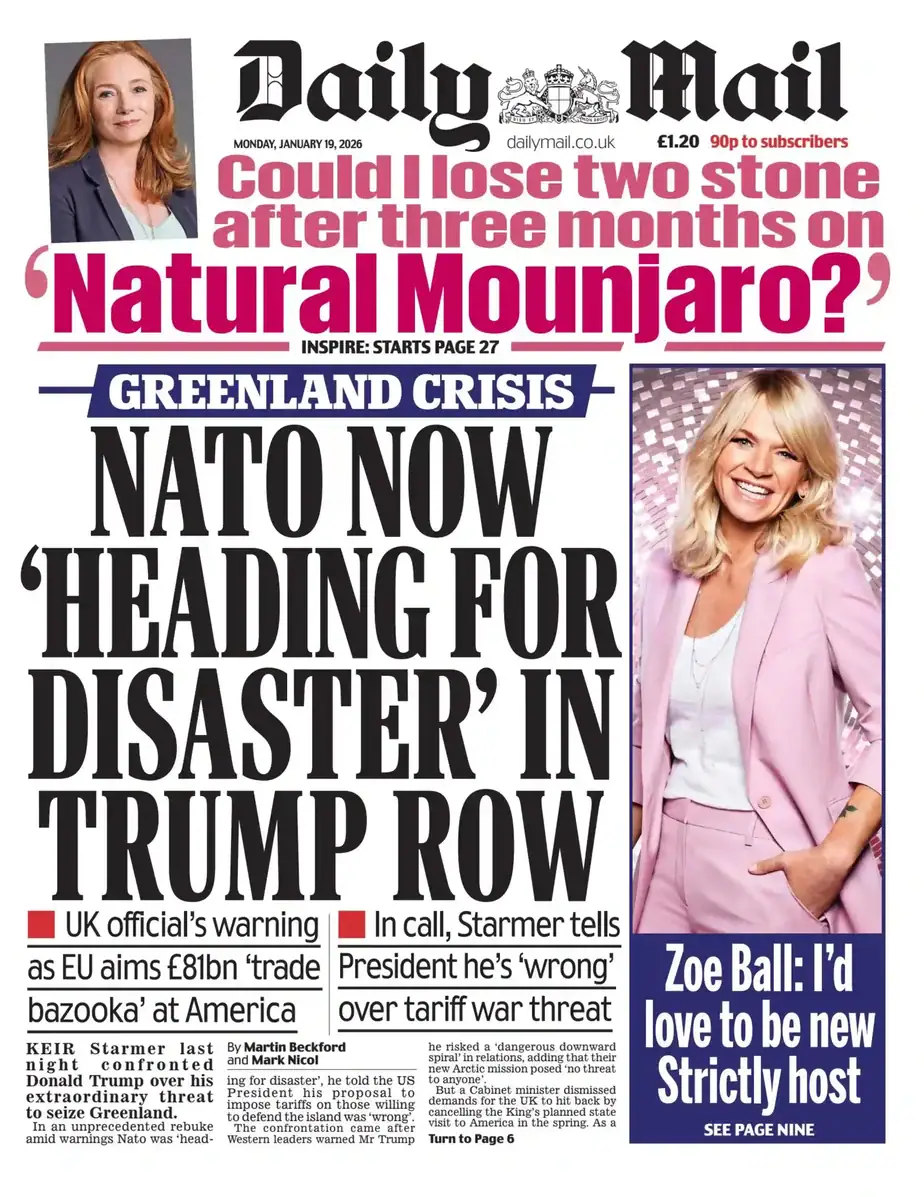 DailyMail 2026-01-19 每日邮报